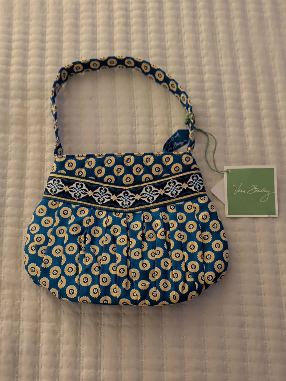 Vera Bradley Hannah Bag In Riviera Blue NWT